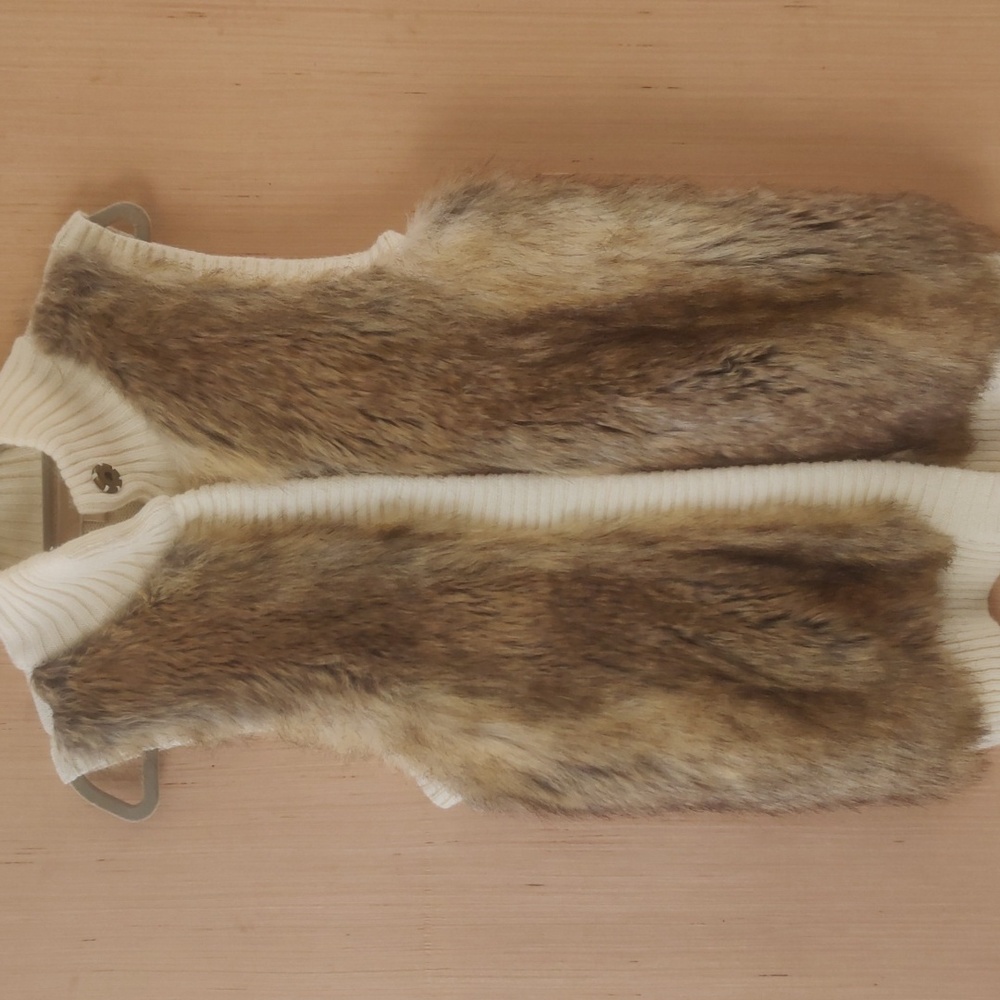 Michael Kors faux fur Sweater vest